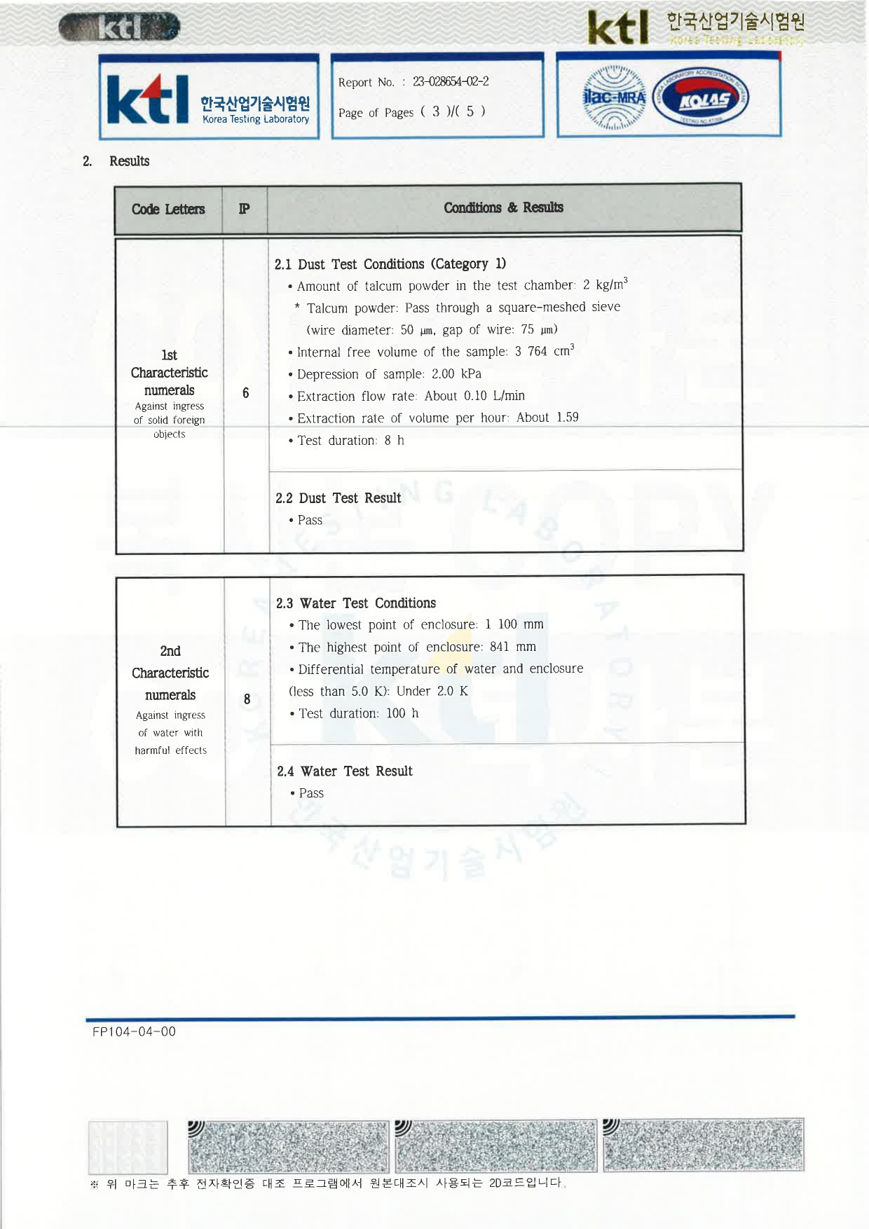 ITQ0160,ITQ0240 IP68 TEST REPORT 230519 (영문)_page-0003.jpg