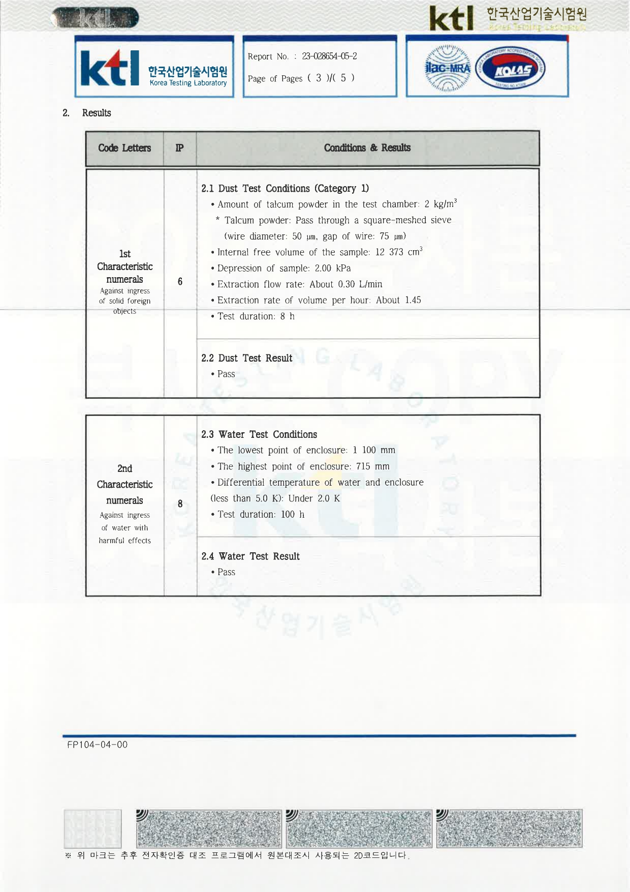 ITQ2000,ITQ3000 IP68 TEST REPORT 230519 (영문)_page-0003.jpg